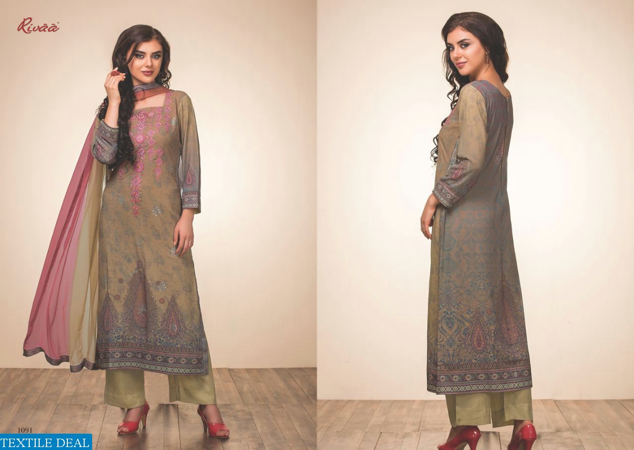 Rivaa Shabnam-11 Wholesale Casual Ethnic Suits
